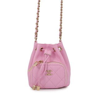 Chanel Chain Shoulder Bag, Coco Mark, Caviar Skin, AP2913, CHANEL Handbag, Ha...